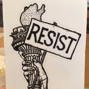 Resist sticker